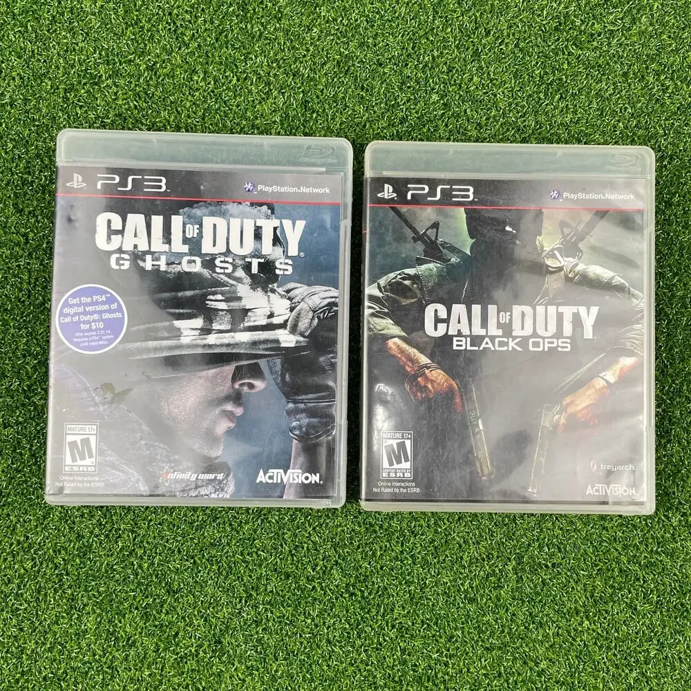 Call of Duty: Ghosts and Call of Duty: Black Ops (Sony PlayStation 3) Game Lot